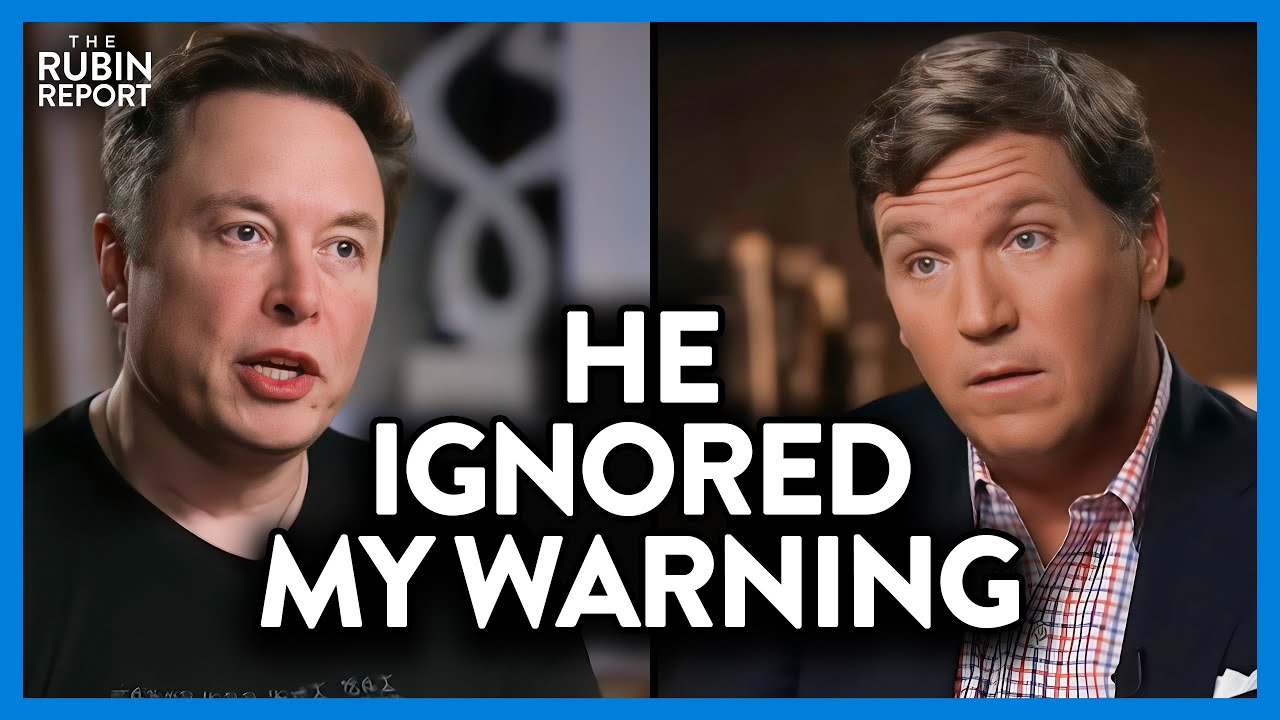 Watch Tucker's Face When Elon Musk Reveals Google CEO Ignored His Warning