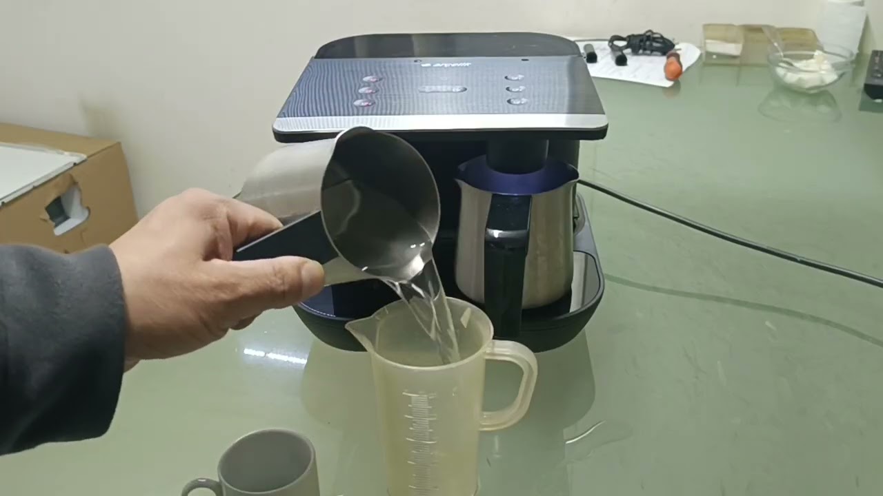 Kahve makinası suyu az alıyor sorunu a
