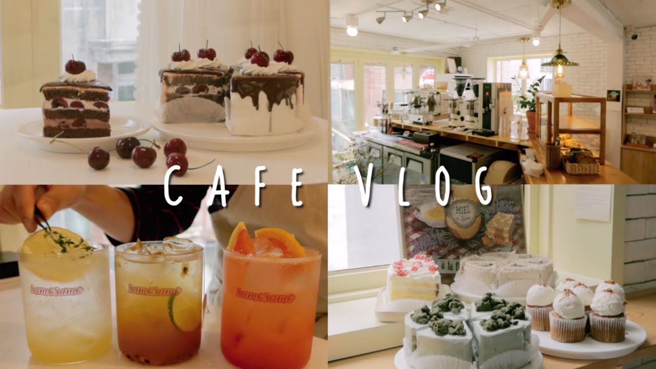 Eng)cafe vlog • 4단계 시작, 다시 버티기 돌입 🔥 손님이 없어도 디저트 만드는 카페 일상😂🎂