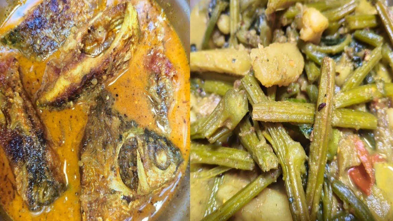 জাপানি পুঁটি মাছের ঝাল ও লাউ শাকের তরকারি রেসিপি#GOLMORICH #recipe #cooking #villagevlog #subscribe 