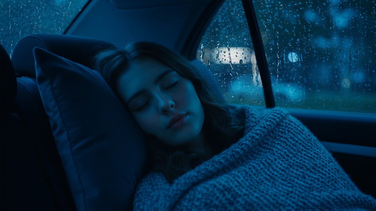 99% Will Sleep Instantly ✨ to Hypnotic Car Rain Sounds 🌌 for Deep, Restorative Sleep