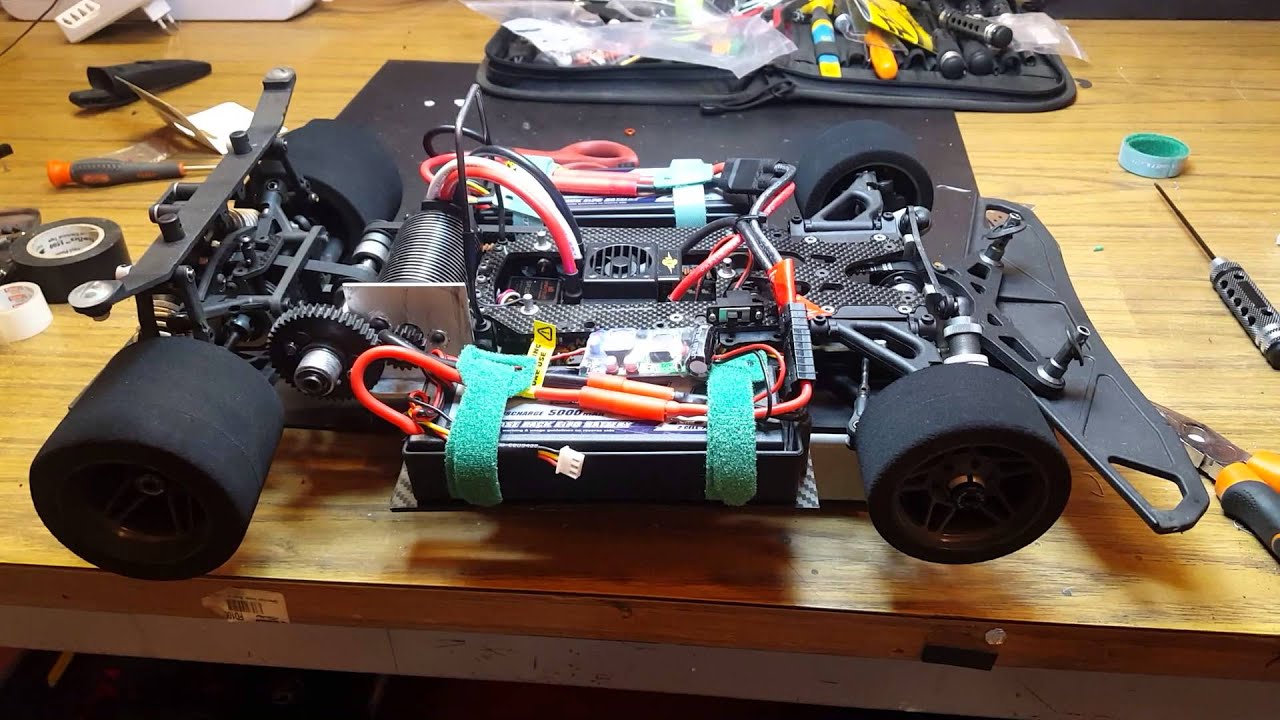 MUGEN MRX5 bruschless ELETTRICA PROGETTAZIONE E TEST