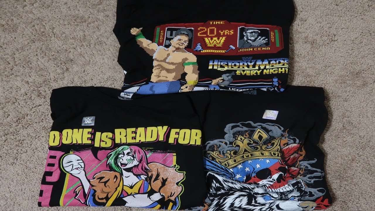 WWE Shop Unboxing 8/10/22 - John Cena 20 Years Shirt