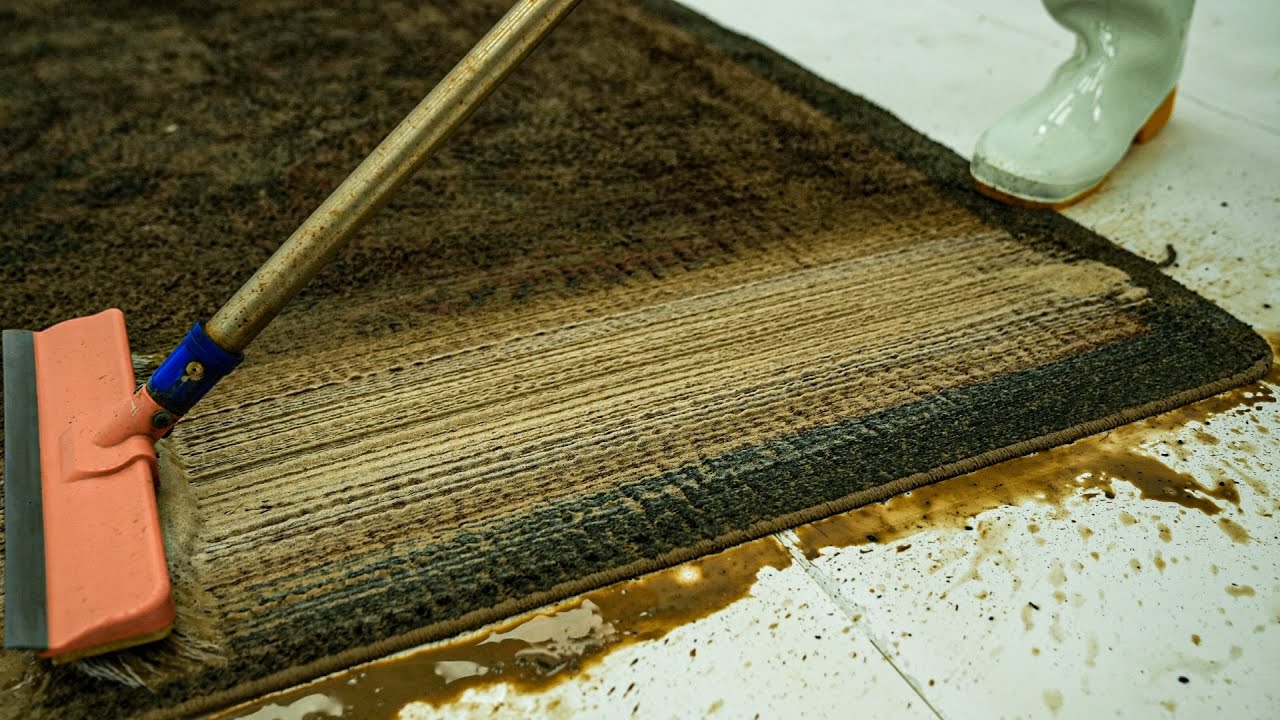 Extremely Dirty Carpet Cleaning - Carpet Cleaning Satisfying | ASMR Cleaning