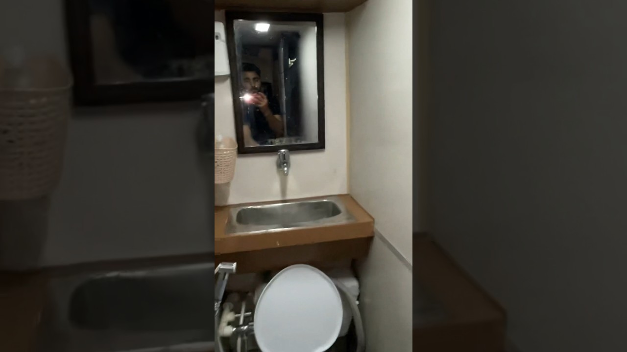 Listen to the washroom and ticket price in the luxury bus 😳😳