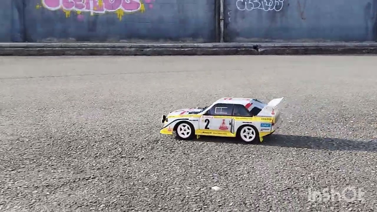 Carisma M48S 1/8 brushless réplica Audi Sport Quattro S1 E2 Grupo B.Monte Carlo 1986