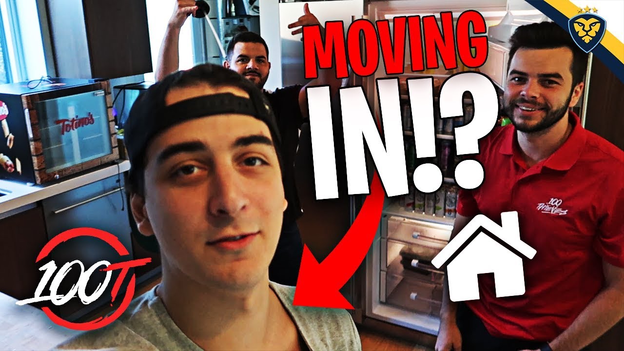 CLOAKZY IS MOVING INTO THE 100T HOUSE?! (Vlog)