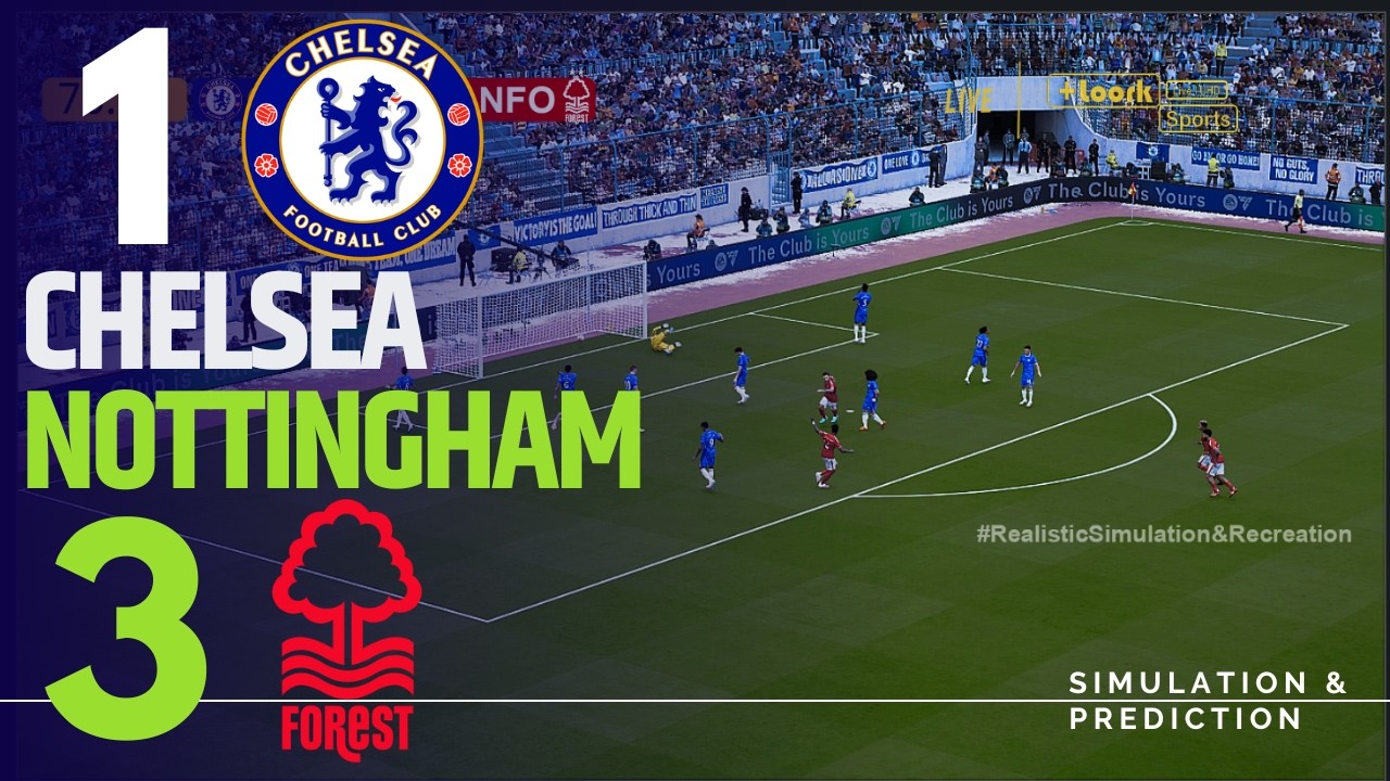 ⚽ Chelsea 1 vs 3 Nottingham Forest | HIGHLIGHTS | Premier League 25-26 (Simulation)