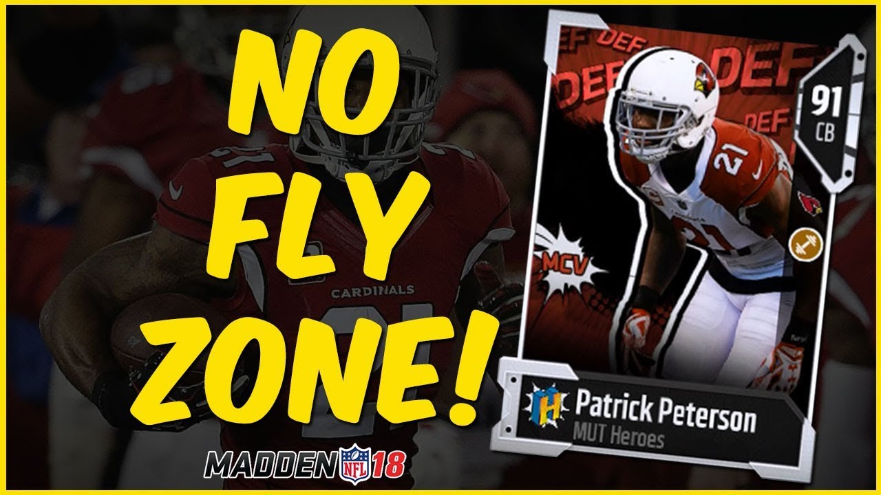 MUT 18 Gameplay | No Fly Zone! MUT Hero Patrick Peterson + Terrance Newman Gameplay