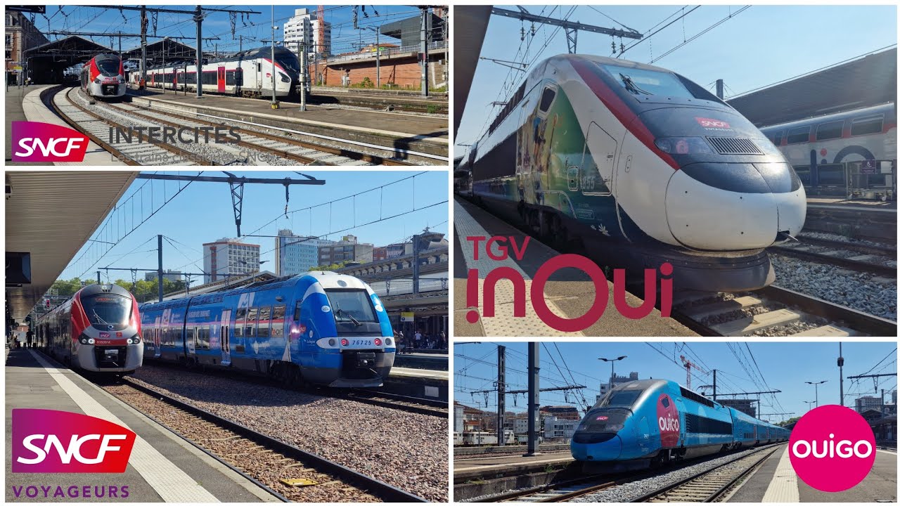 [ 4K | FHD ] Spotting en gare de Toulouse-Matabiau - Septembre 2025