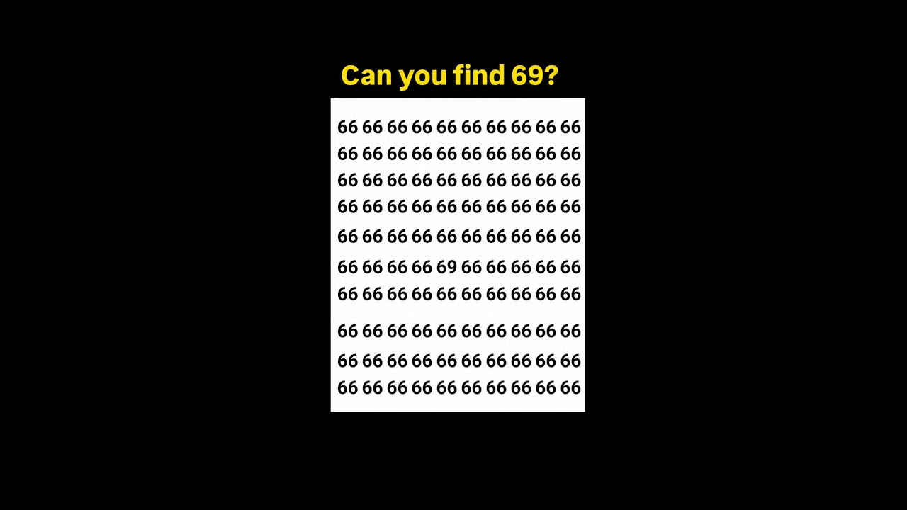 Find 69