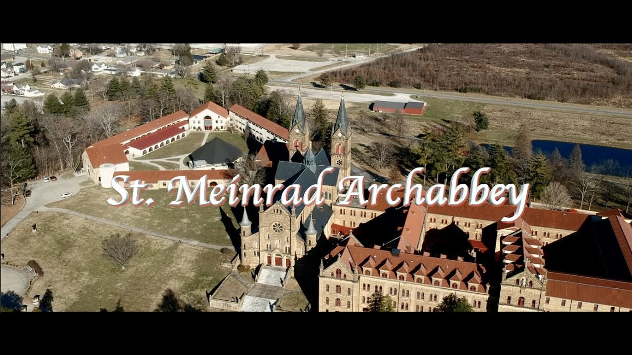 St. Meinrad Archabbey HD Aerial Footage