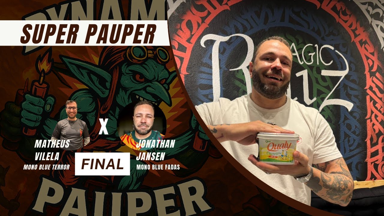 Grande final do Super Pauper na Magic Raiz!! Partida entre Mono Blue Fadas x Mono Blue Terror