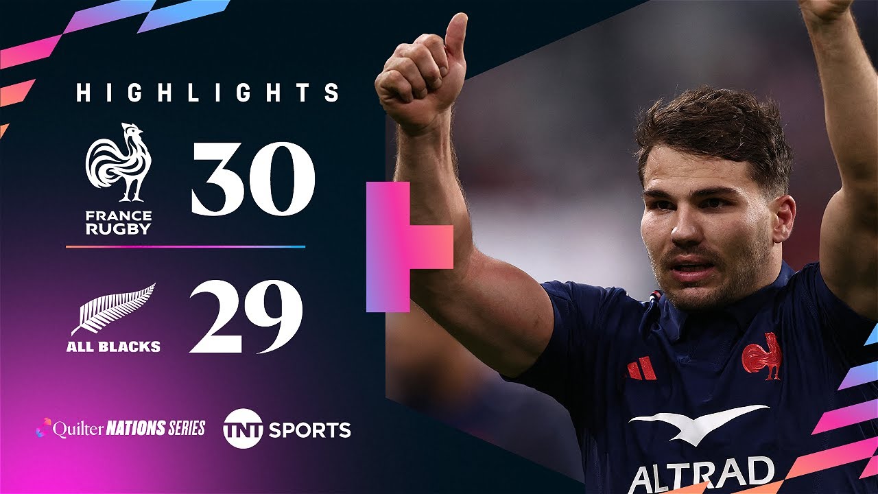 THRILLER! 🍿 | France 30-29 New Zealand | Autumn Nations Series Classic Highlights