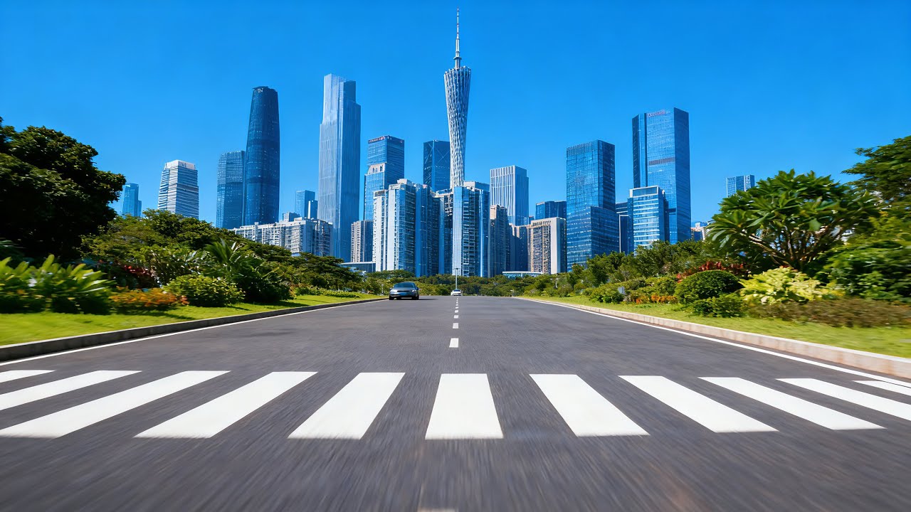 Guangzhou, China | China's infrastructure miracle Guangzhou driving tour 4K HDR