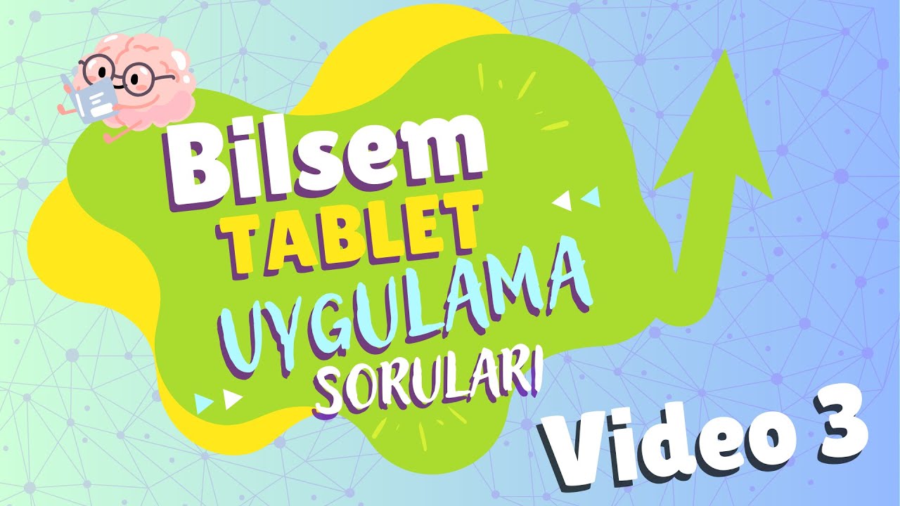 Bilsem Tablet Sınav Soruları 2025 (Video 3)