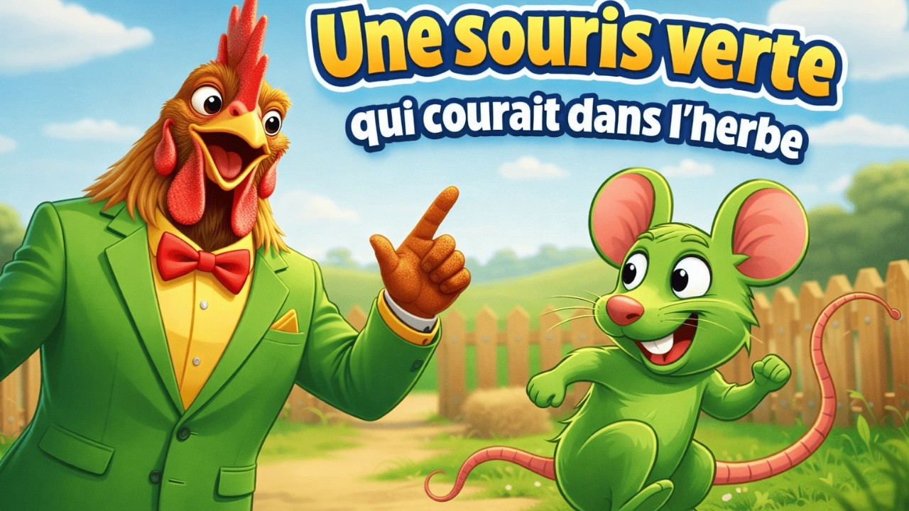 une souris verte  chanson enfantine classique
