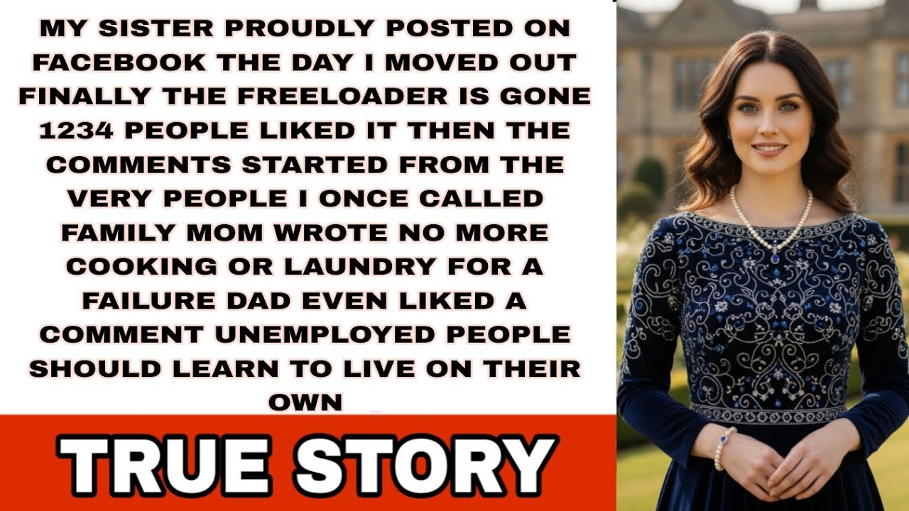 They Called Me a “Freeloader” on Facebook… Weeks Later They Begged Me to