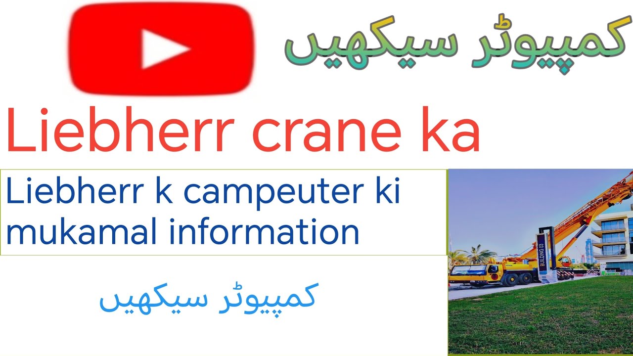 Liebherr crane LTM 250 ton computer setting