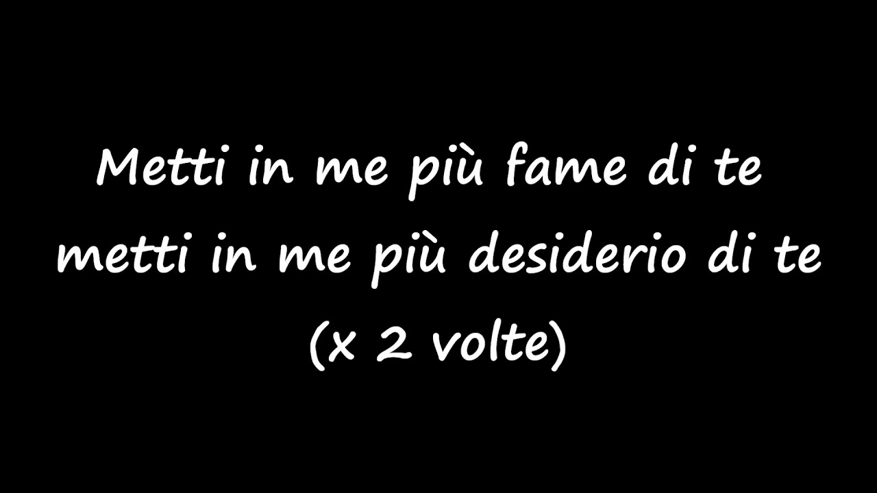 METTI IN ME - (con testo)