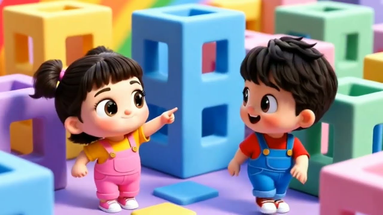 Shapes Song for Kids  | Learn Shapes  | nursery rhymes #preschoollearning