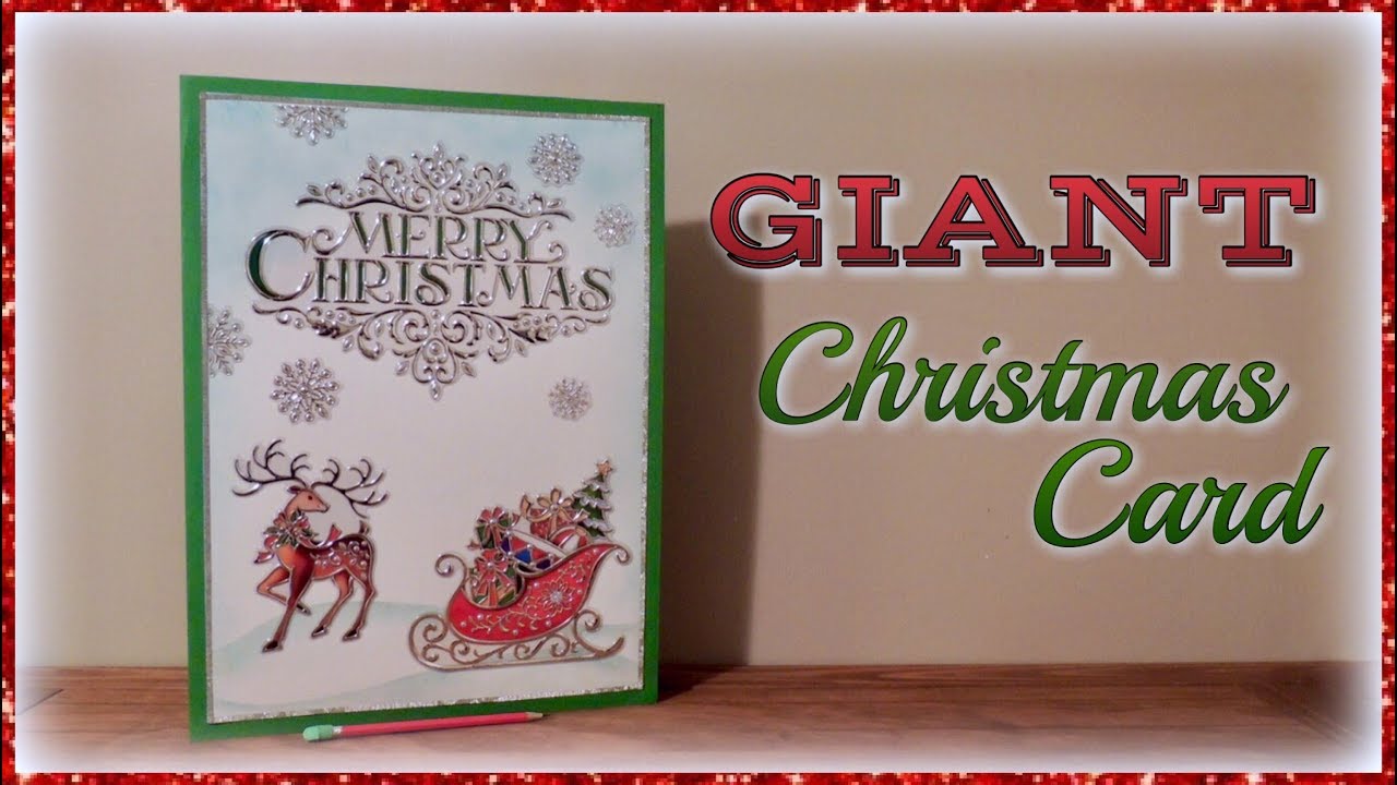 GIANT Christmas Card
