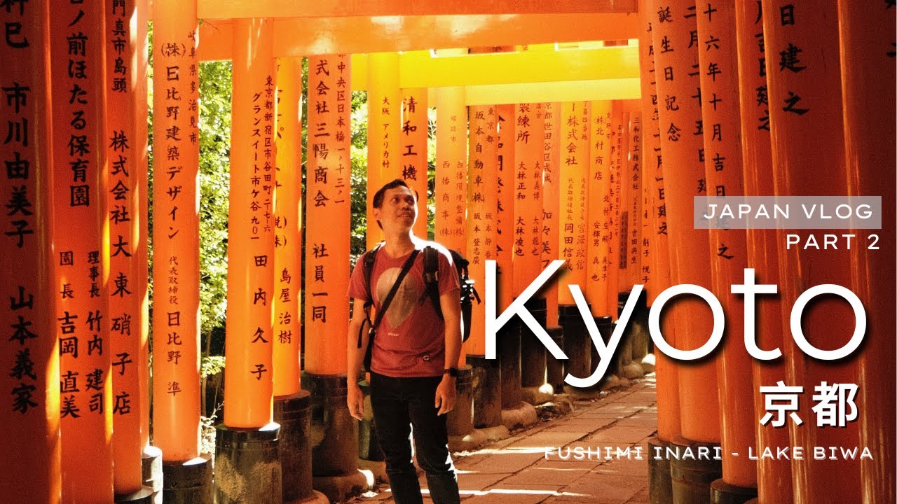 Mencoba keberuntungan di Fushimi Inari dan jalan-jalan di Lake Biwa | Japan Vlog Part 2 : Kyoto