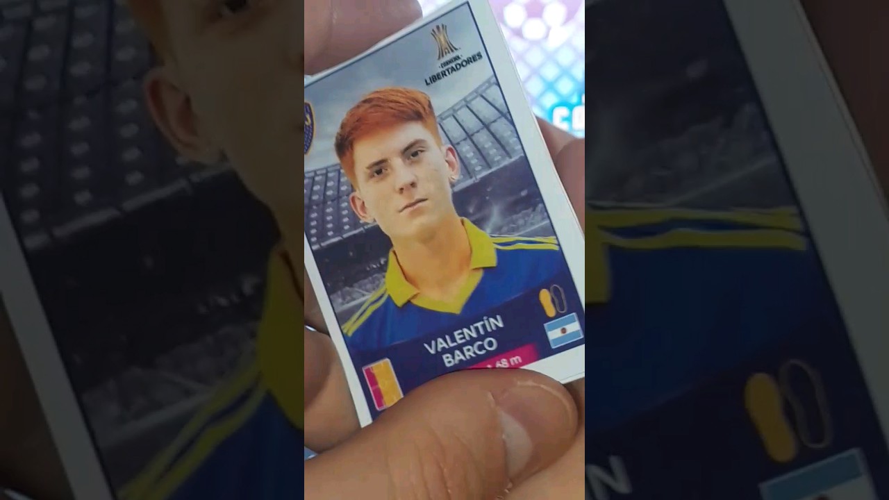 Sale la primer figu del Colo! #colobarco #valentinbarco #copalibertadores #figuritas #boca #cabj