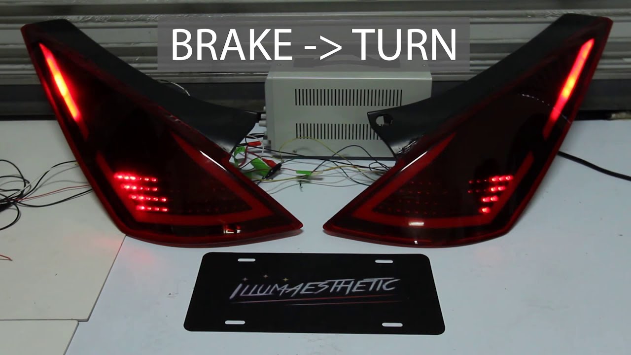 350Z Custom LED Tail Lights - Illumaesthetic Demo