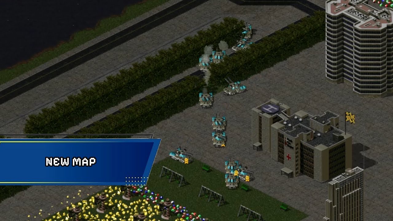 Red Alert 2: The Big City | 1 vs 7 Brutal AI | Superweapons [On]