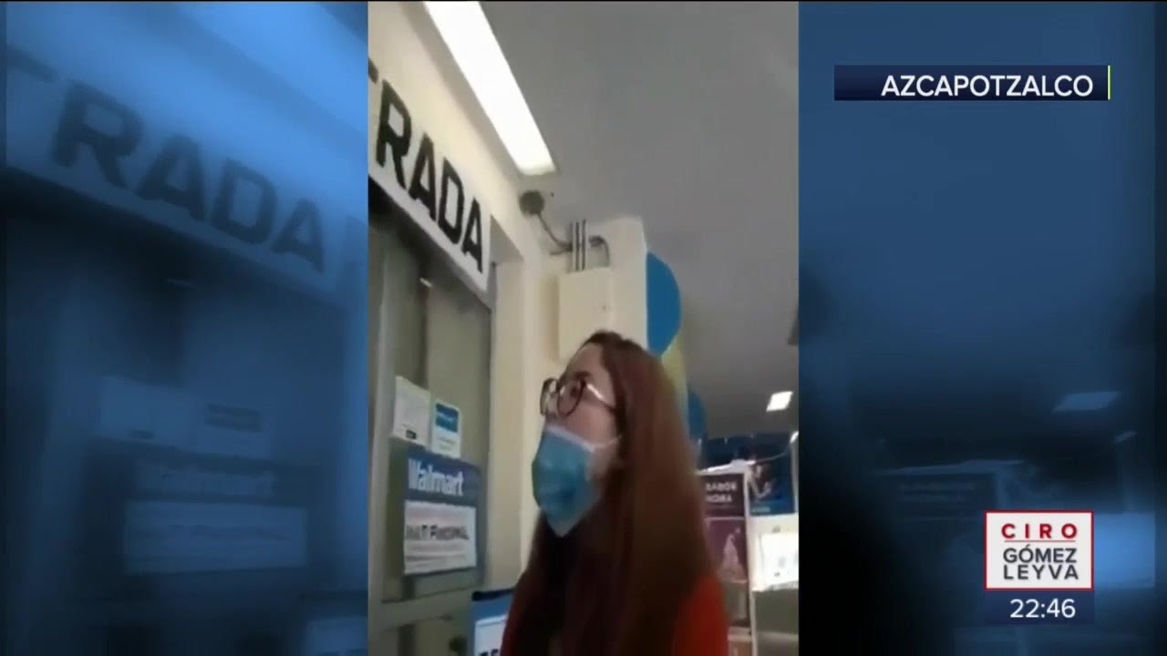 Lady 3 Pesos. Mujer insulta a guardia de Walmart | Noticias con Ciro Gómez Leyva