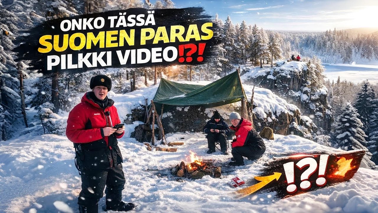 RAKENNETTIIN SUOMEN HIENOIN PILKKIMAJA!?! | SAATIINKO KALAA!?