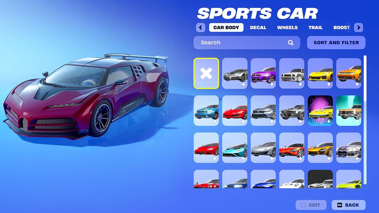 All Fortnite Cars (2023 - 2025)