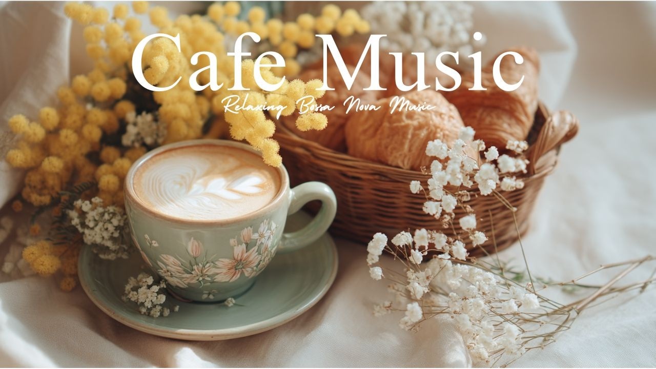 The Perfect Coffee Shop Atmosphere at Home | Good Morning Spring Bossa Nova Jazz Cafe Vibes