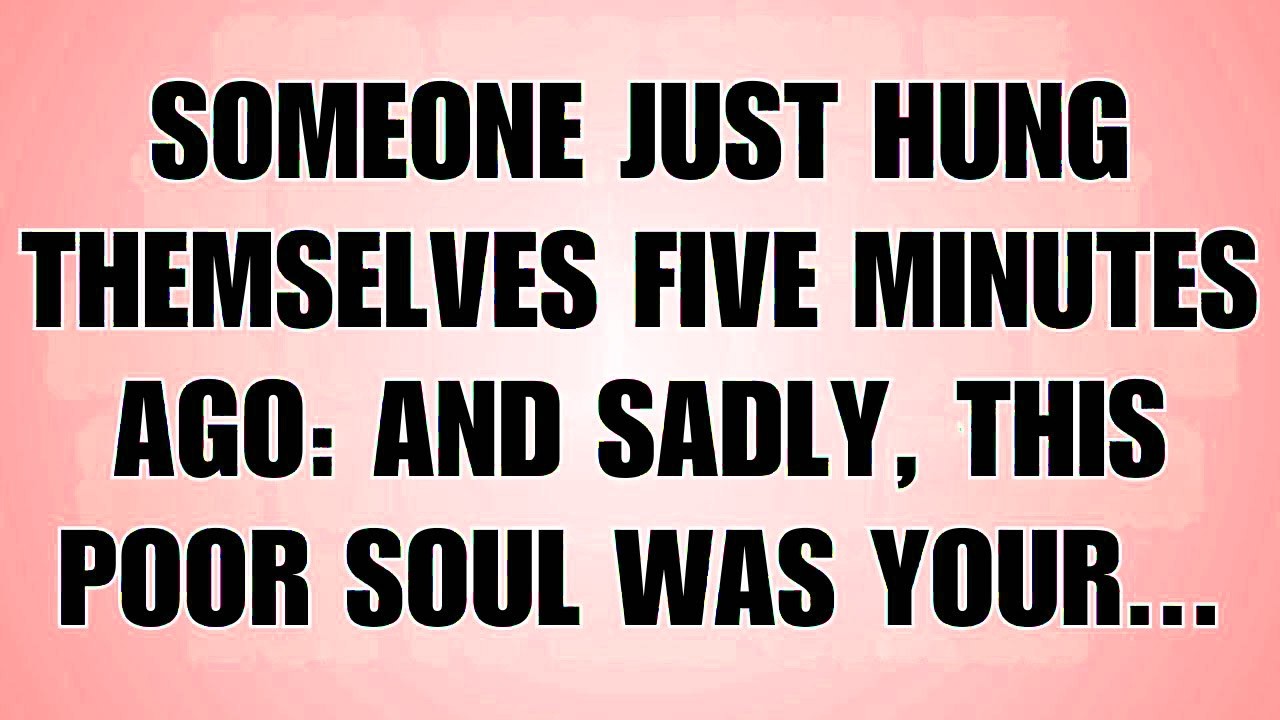 🧾God Says  Child, This 'POOR' Soul Was Your      God Message Today