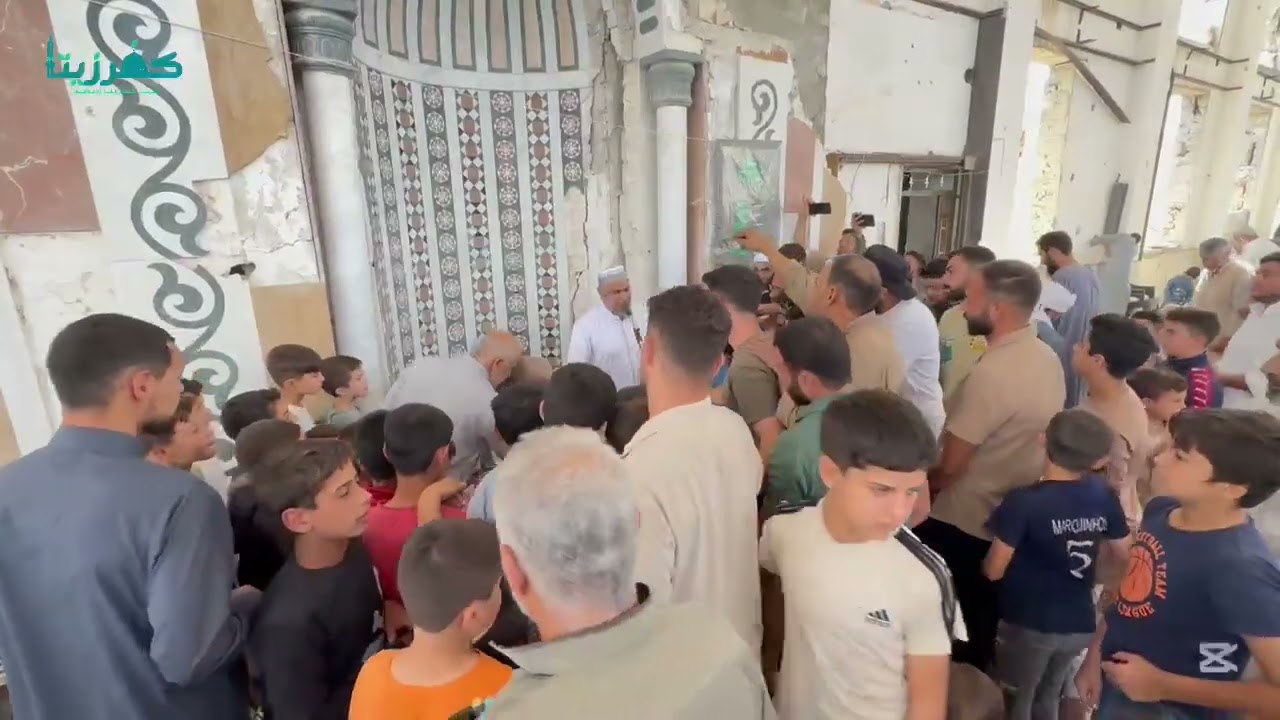 يواصل أهالي كفرزيتا دعمهم لحملة “بيت الله قبل بيوتكم” لجمع التبرعات من أجل ترميم مسجد أبو بكر الصديق