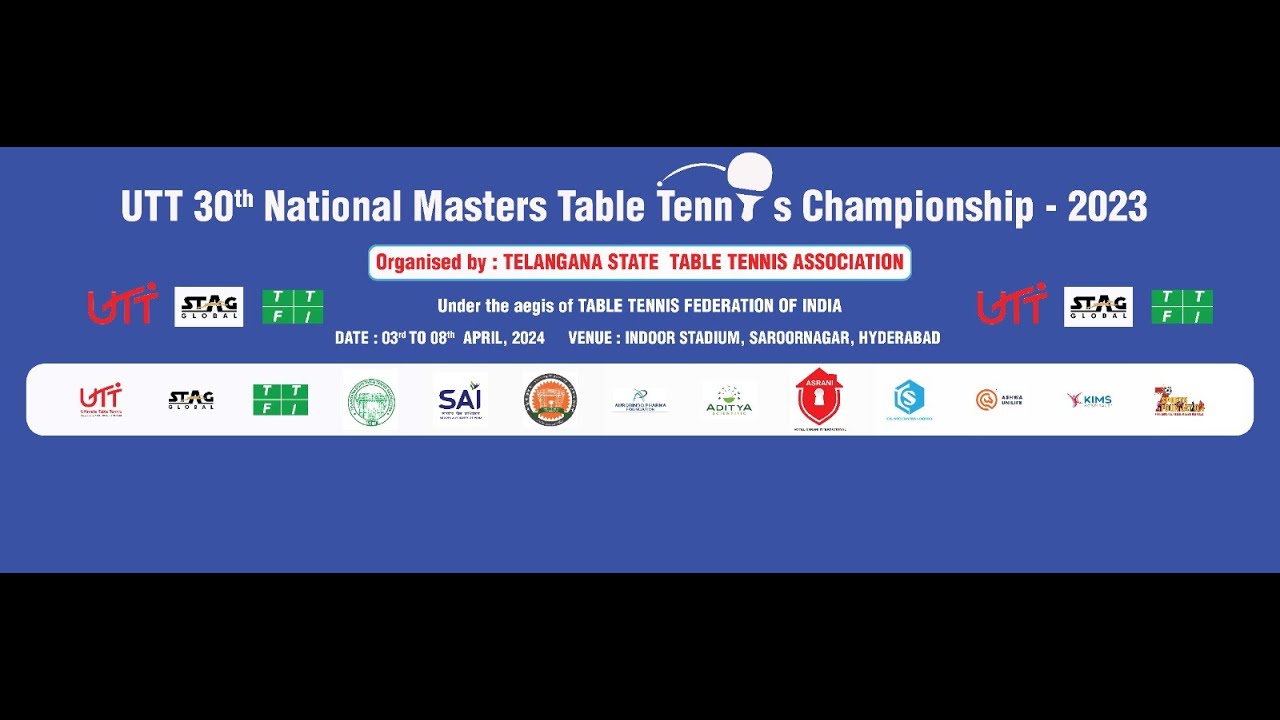 T-1 | MEN'S SINGLES 40+ | SEMI FINAL | A Kashyap (ASM) vs Neelesh V (MP) | UTT 30th National...