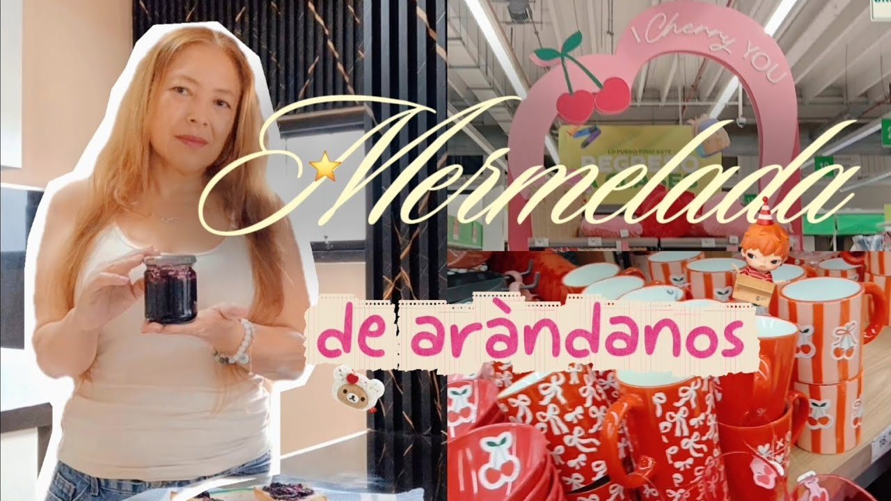Mermelada de arándanos 🍯🫐 y San Valentín en Tottus❤️🩷💕🍒