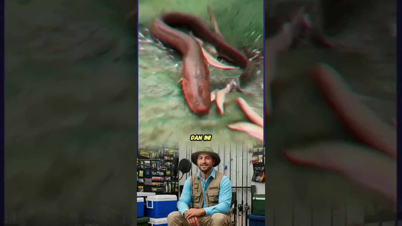Cara memancing belut listrik di sungai amazon #mancing #fishing #amazon