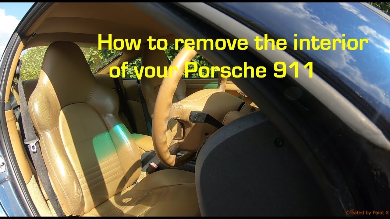 Customising Porsche 996 interior - How to remove the interior of your Porsche 996 Pt 1