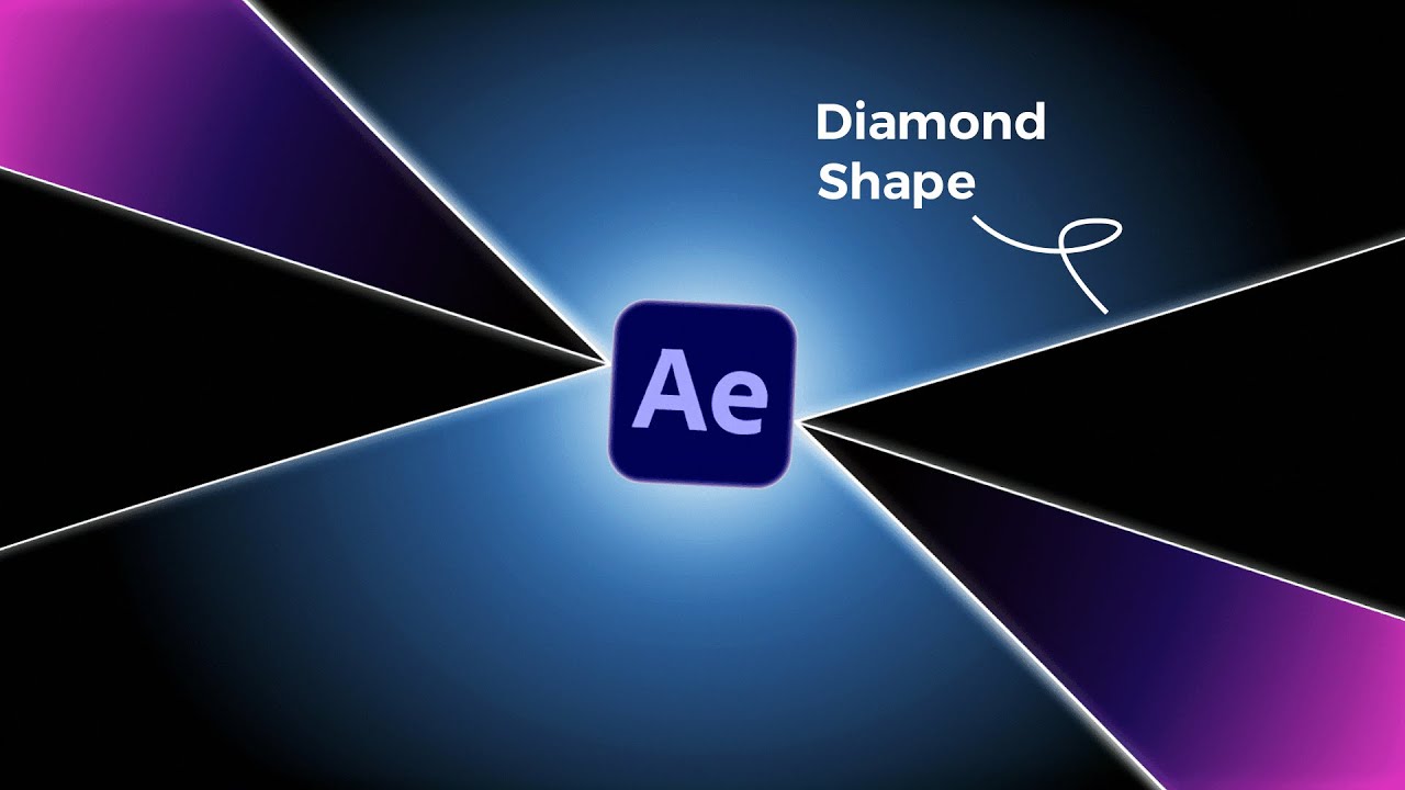 How To Make DIAMOND SHAPE Animation (After Effects)