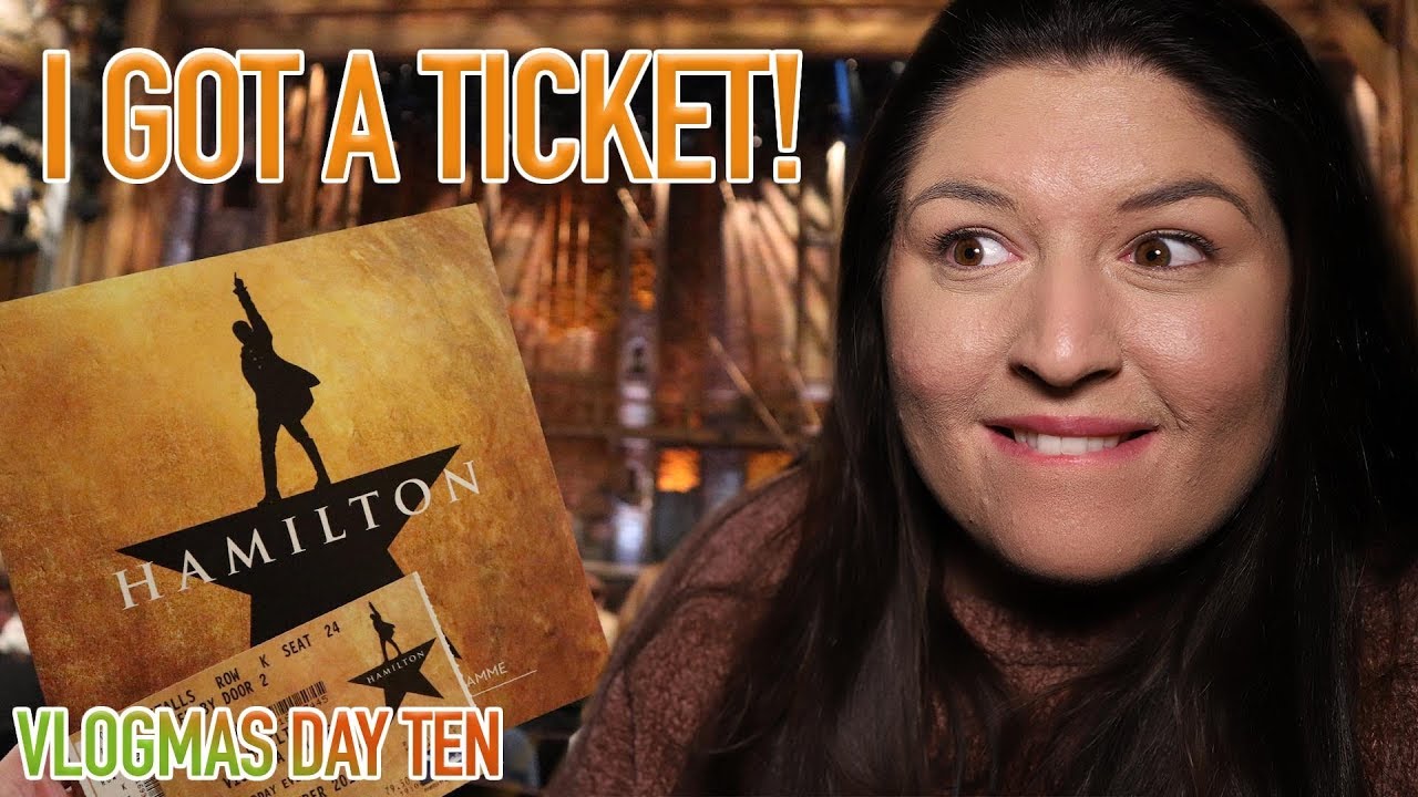 I SAW HAMILTON IN LONDON 😵 (Returns Queue!) REVIEW✨VLOGMAS