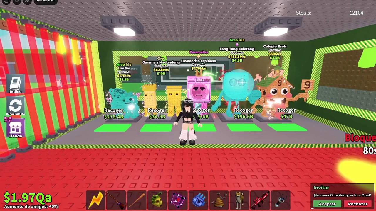 Tradeos Steal a brainrot 👻- Base Candy disponible! 🏵️ Steal a brainrot