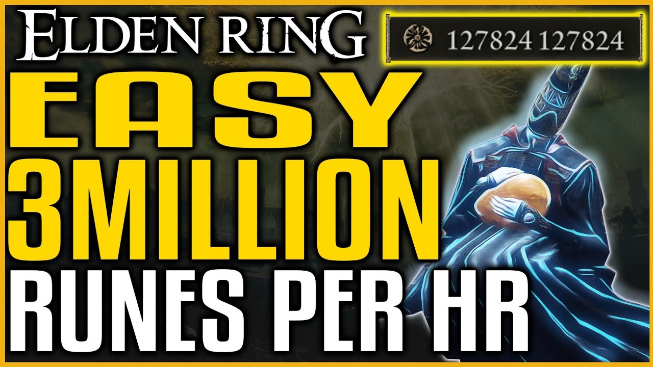 Elden Ring FARM OVER 3 MILLION RUNES EASY EVERY HOUR | Best Farm for Any Level Player