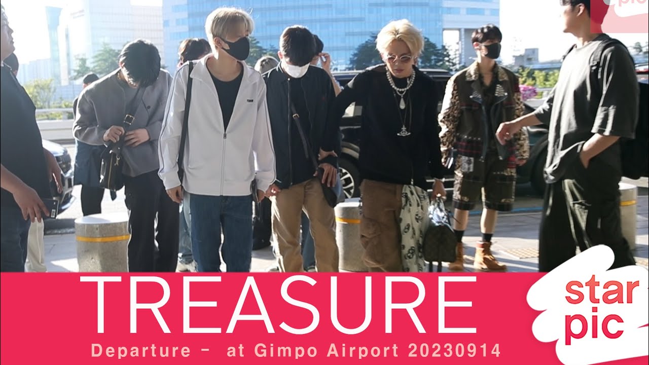 트레저 '멋진 보물들!' [STARPIC] / TREASURE  Departure -  at Gimpo Airport 20230914
