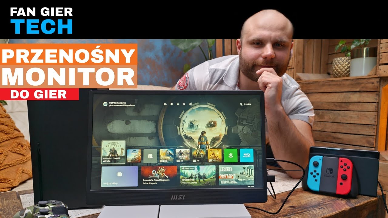 Przenośny monitor do grania? Sprawdźmy, czy to w og&oacute;le działa! 🤔