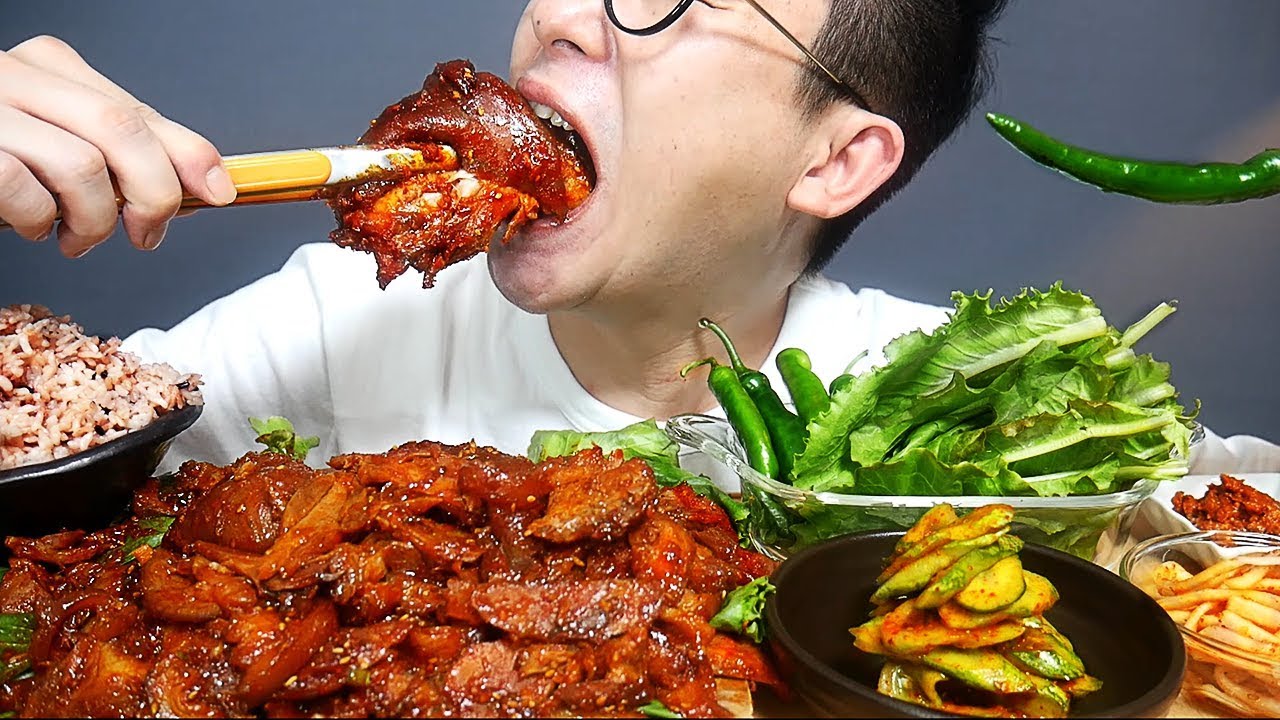 진짜 개꿀맛!!!ㅠㅠ 직접해먹는 순살불족발 요리 먹방 ASMR MUKBANG SOCIAL EATING SHOW