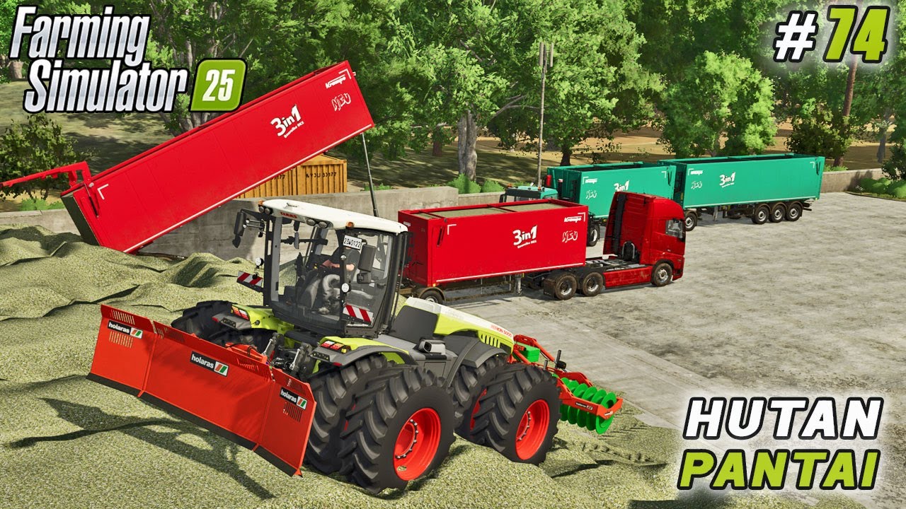 Silage Mastery: Packing the Bunker with Millions of Liters | FS 25 | Hutan Pantai | Timelapse #74