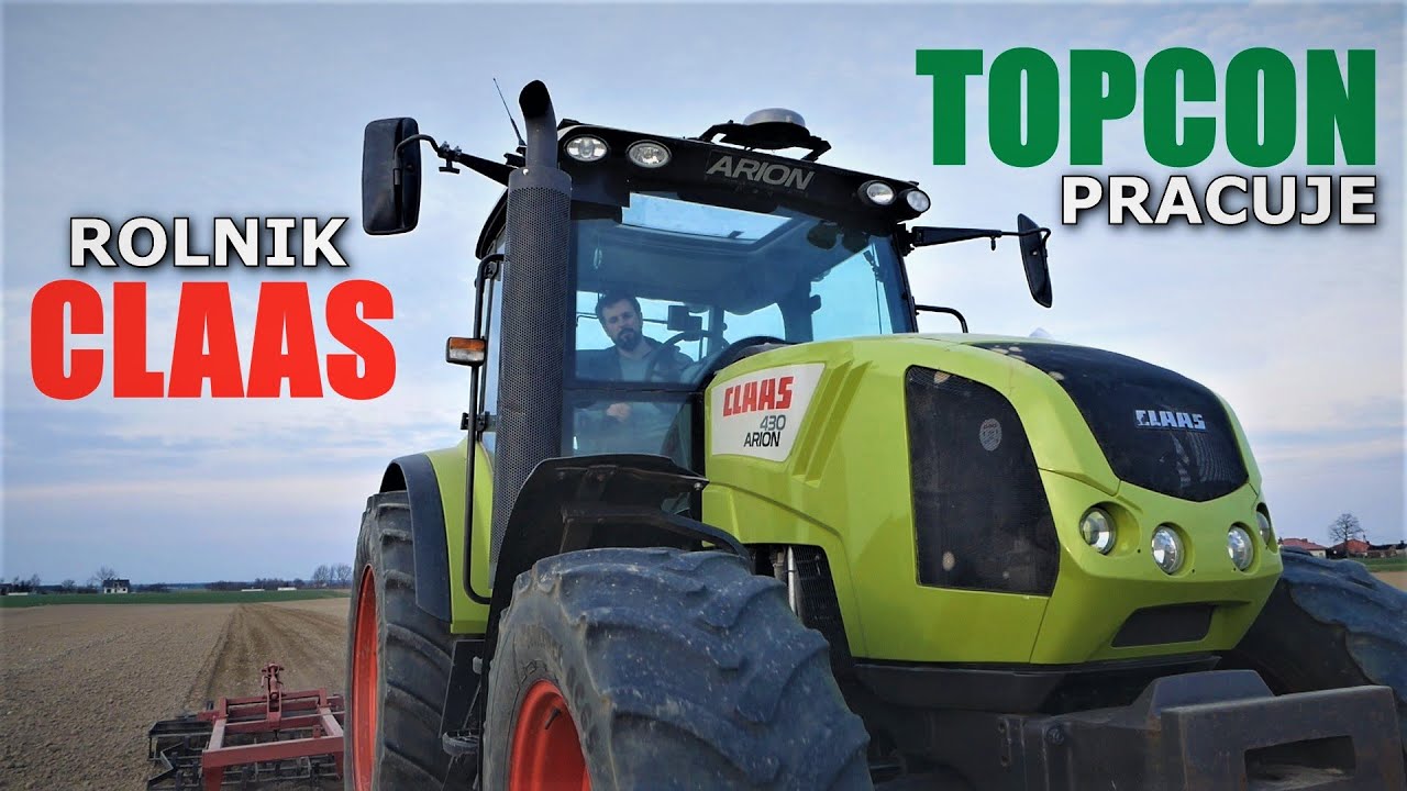 TESTY NA RTK ! - Wiosenna Uprawa CLAAS ARION 430 CIS & AGREGAT 4,2m