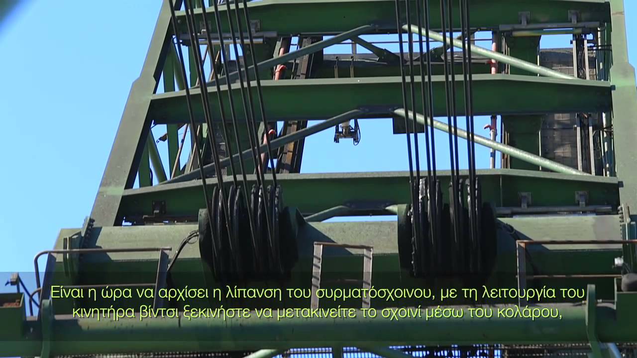 Viper MKII Mid - Wire Rope Lubricator In Use Video - Greek Subtitles